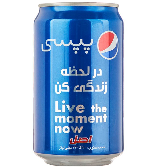 نوشابه پپسی قوطی