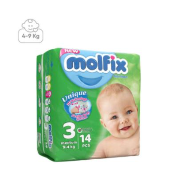 پوشک مولفیکس سایز 3 