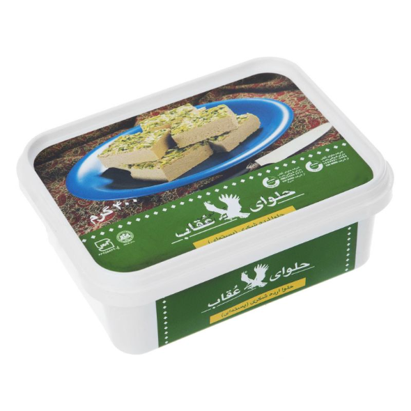 حلوا ارده شکری با پسته و بادام زمینی  عقاب ۴۰۰ گرم