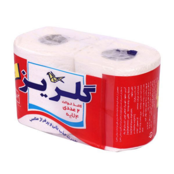 دستمال توالت گلریز 2 عددی